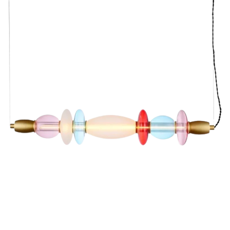 Léonor Suspension Horizontale Rose – Image 2