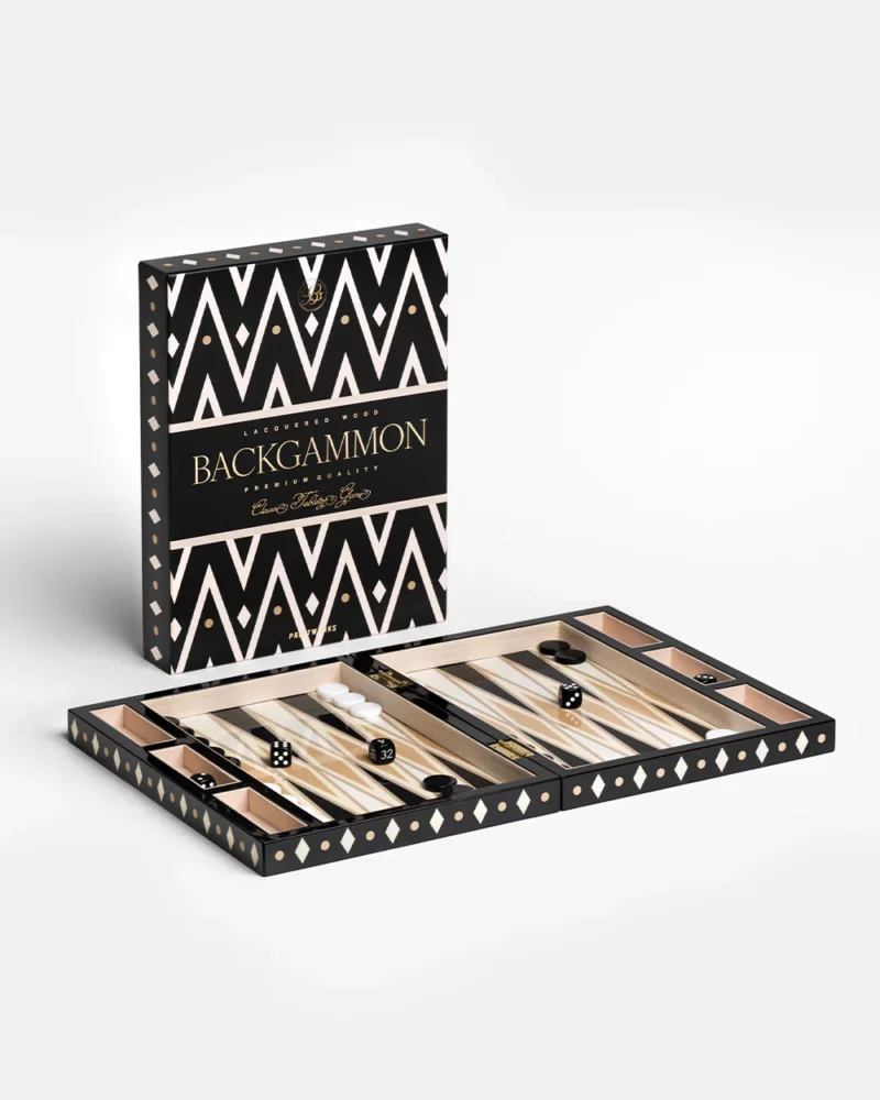 Jeu de plateau BACKGAMMON Black