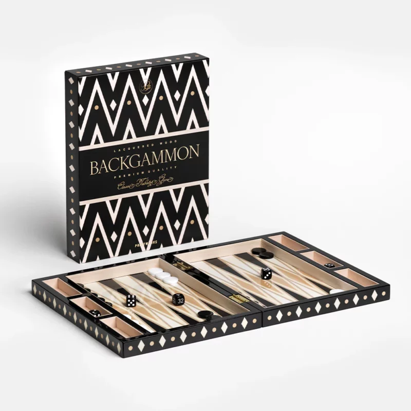 Jeu de plateau BACKGAMMON Black