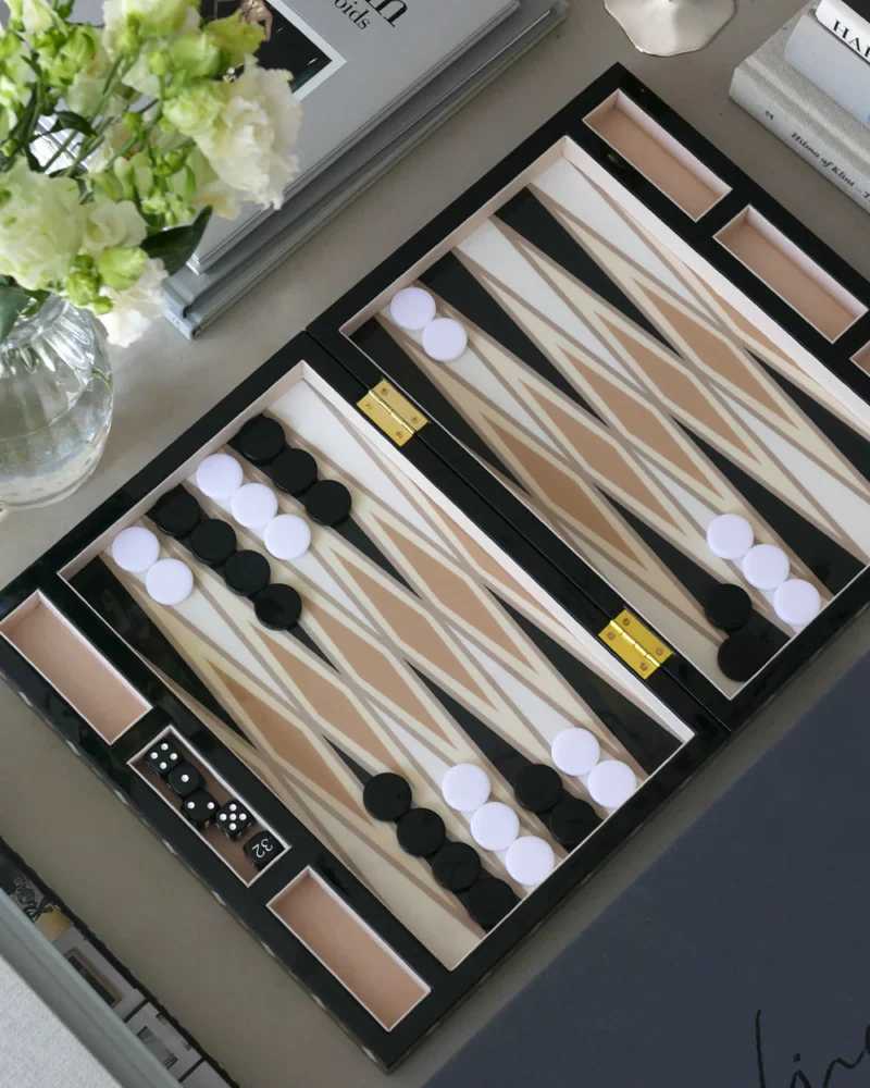Jeu de plateau BACKGAMMON Black – Image 3