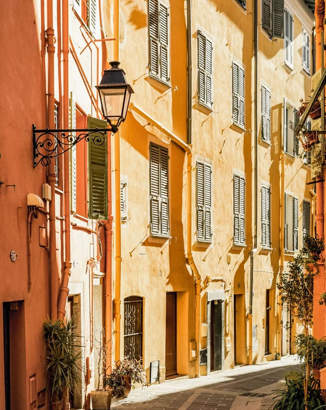 Affiche Menton street