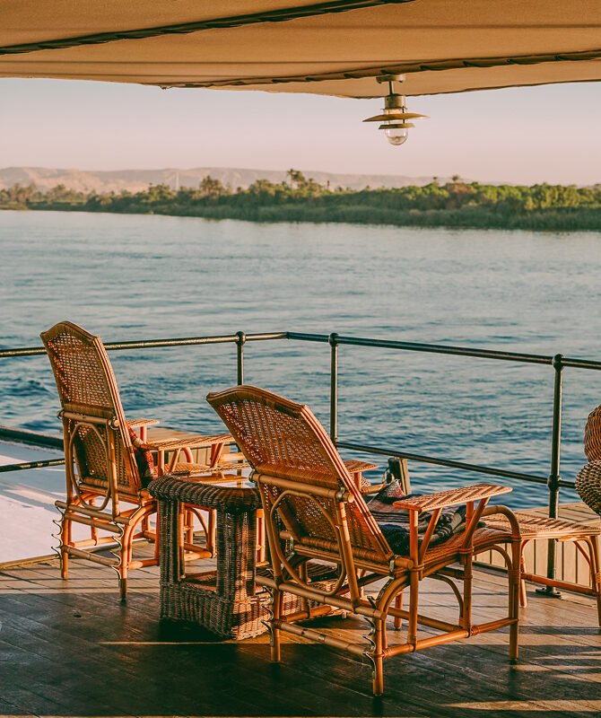 Affiche Tea time on the Nile