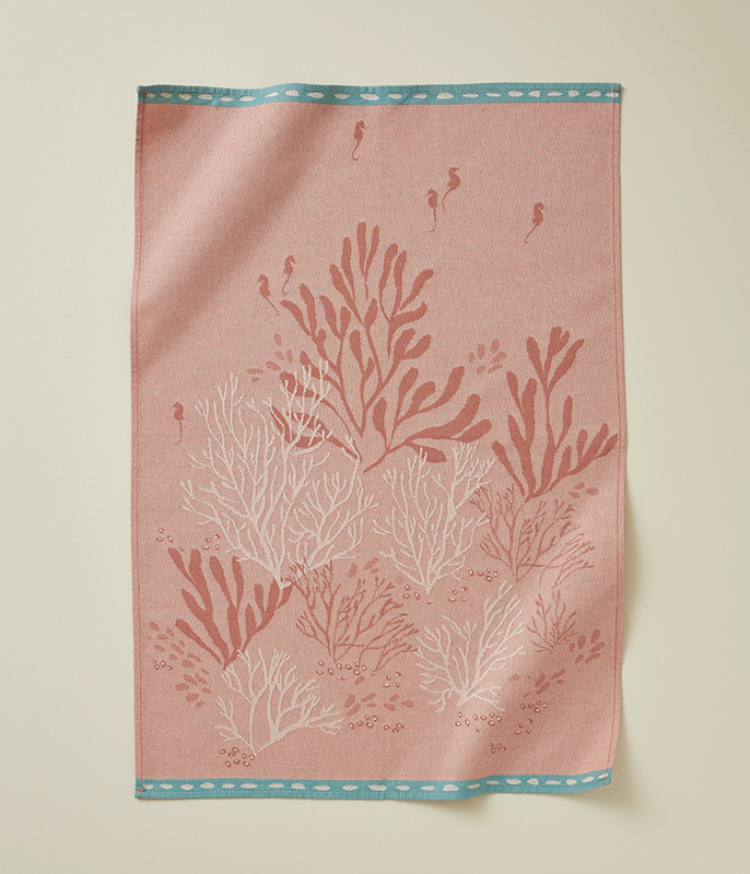 Torchon jacquard Océan