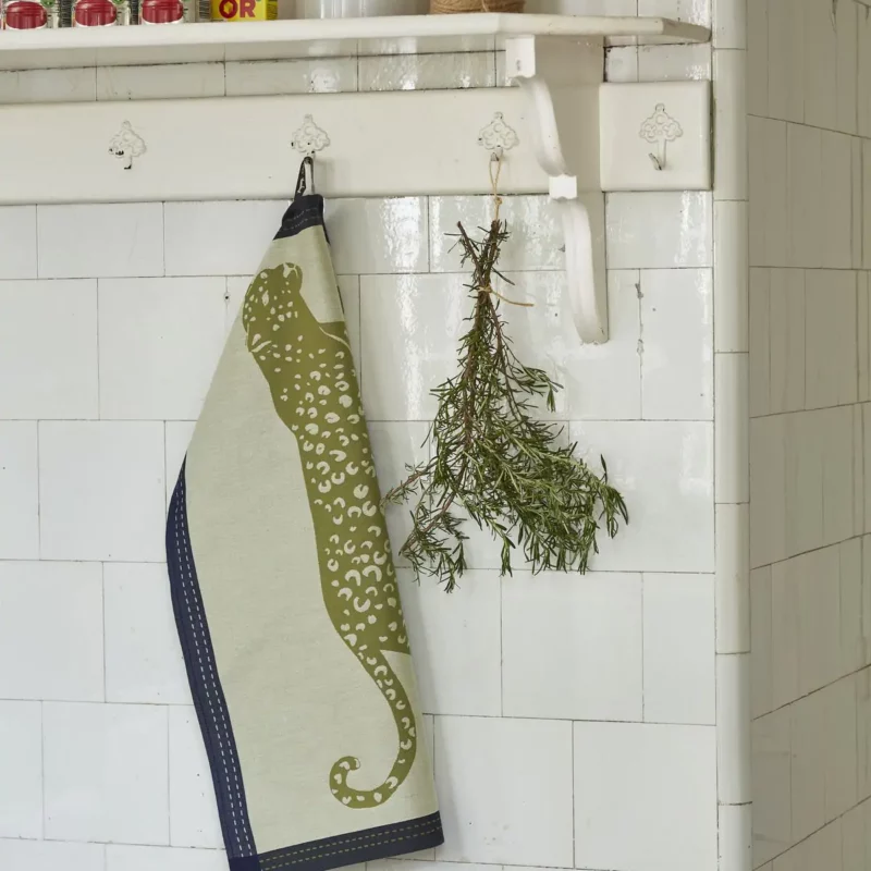 Torchon jacquard Léo