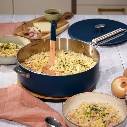Merveilleuse sauteuse inox 28 cm